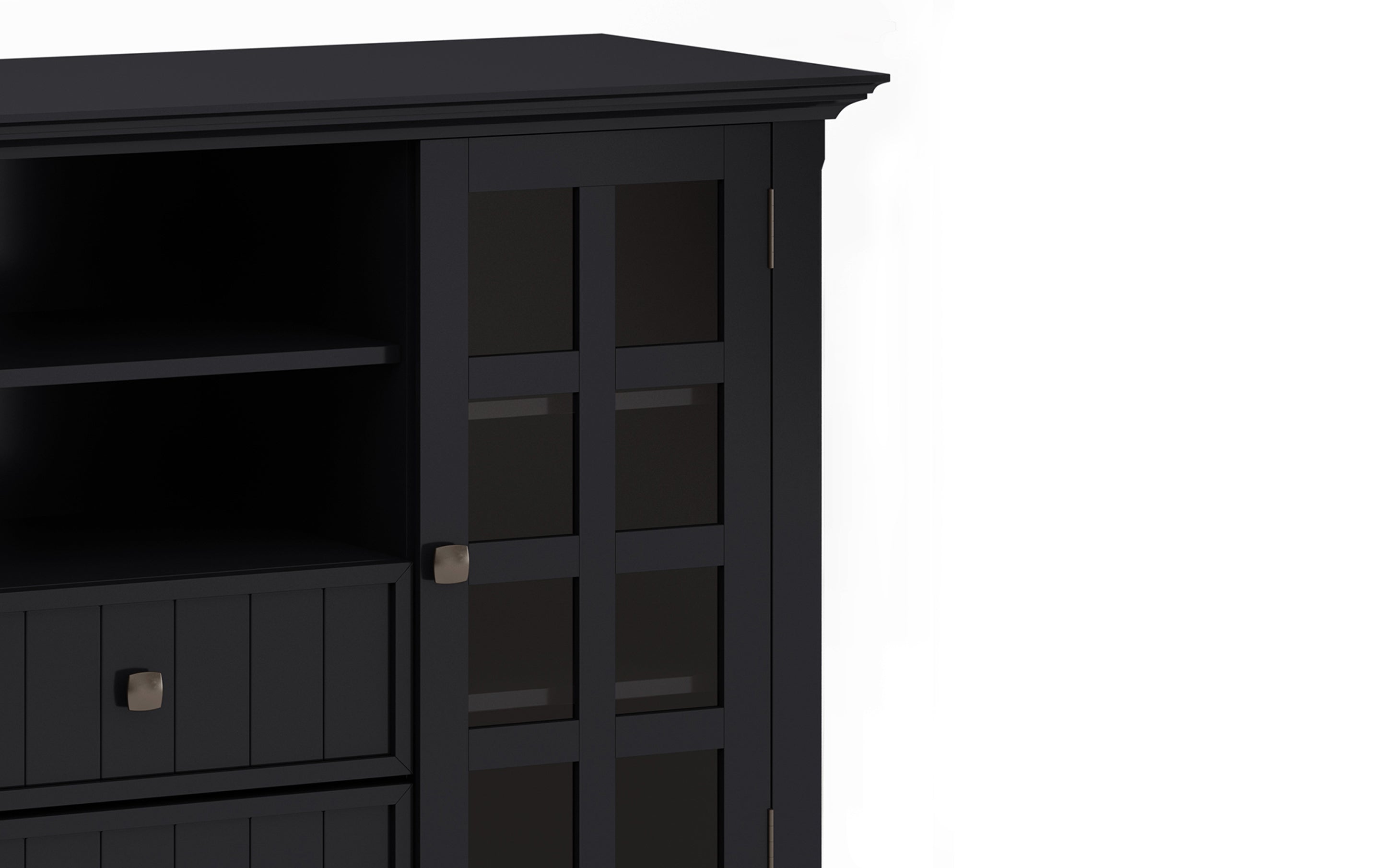 Acadian 53 inch Tall TV Stand with 26 inch 5 Shelf Bookcases (Set of 3)