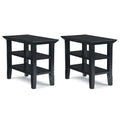 Acadian 14 inch Narrow Side Table (Set of 2)