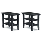 Acadian 14 inch Narrow Side Table (Set of 2)