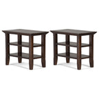 Acadian 14 inch Narrow Side Table (Set of 2)
