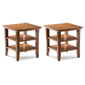 Acadian 19 inch End Table (Set of 2)