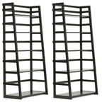 Acadian 30 inch 5 Shelf Ladder Bookcase (Set of 2)