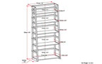 Acadian 30 inch 5 Shelf Ladder Bookcase (Set of 2)