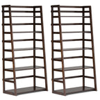 Acadian 30 inch 5 Shelf Ladder Bookcase (Set of 2)
