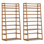 Acadian 30 inch 5 Shelf Ladder Bookcase (Set of 2)