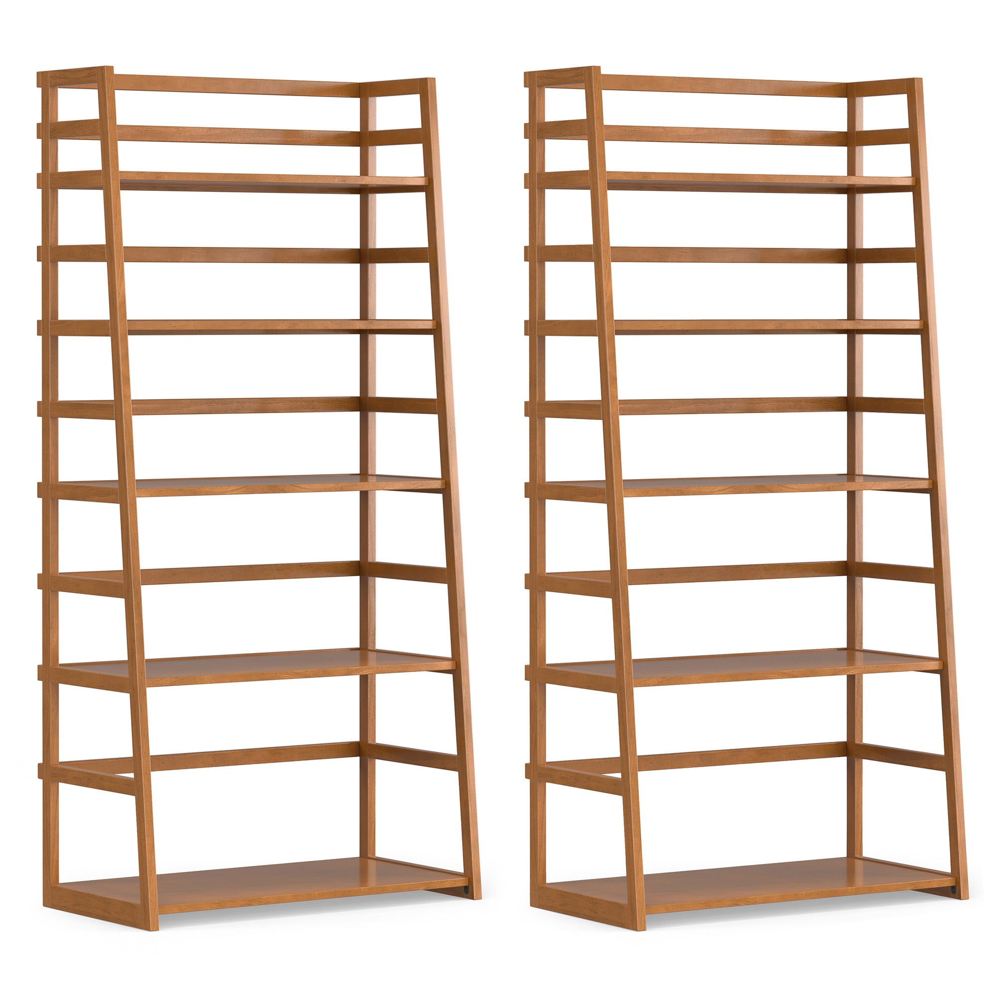 Acadian 30 inch 5 Shelf Ladder Bookcase (Set of 2)