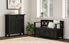Amherst 48-inch Storage Bench and 36-inch Cabinet