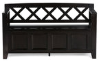 Amherst 48-inch Storage Bench and 36-inch Cabinet