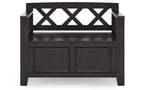 Amherst 36-inch Storage Bench and 36-inch Cabinet