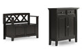 Amherst 36-inch Storage Bench and 36-inch Cabinet