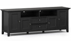 Amherst 72 inch TV Stand with 24 inch 5 Shelf Bookcases (Set of 3)