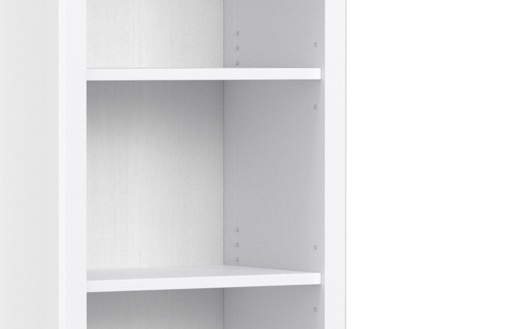 Amherst 72 inch TV Stand with 24 inch 5 Shelf Bookcases (Set of 3)