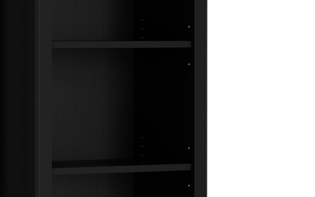 Amherst 54 inch TV Stand with 24 inch 5 Shelf Bookcases (Set of 3)