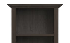 Amherst 72 inch Low TV Stand with 24 inch 5 Shelf Bookcases (Set of 3)