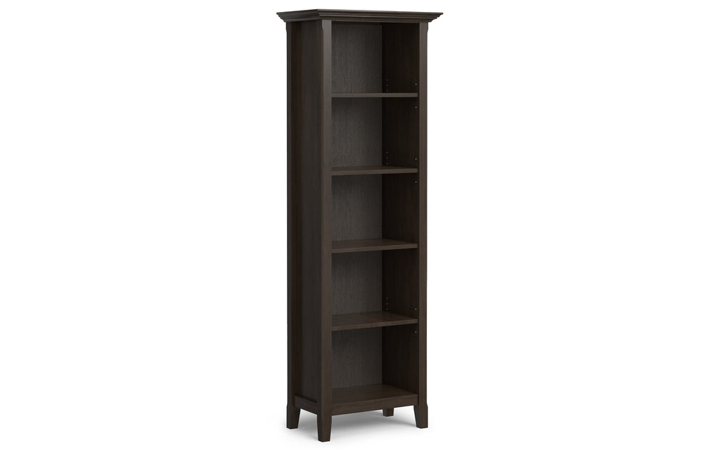 Amherst 72 inch Low TV Stand with 24 inch 5 Shelf Bookcases (Set of 3)