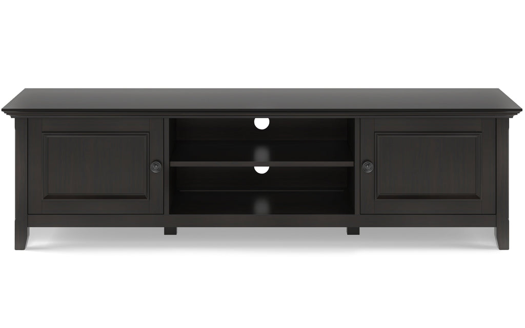 Amherst 72 inch Low TV Stand with 24 inch 5 Shelf Bookcases (Set of 3)