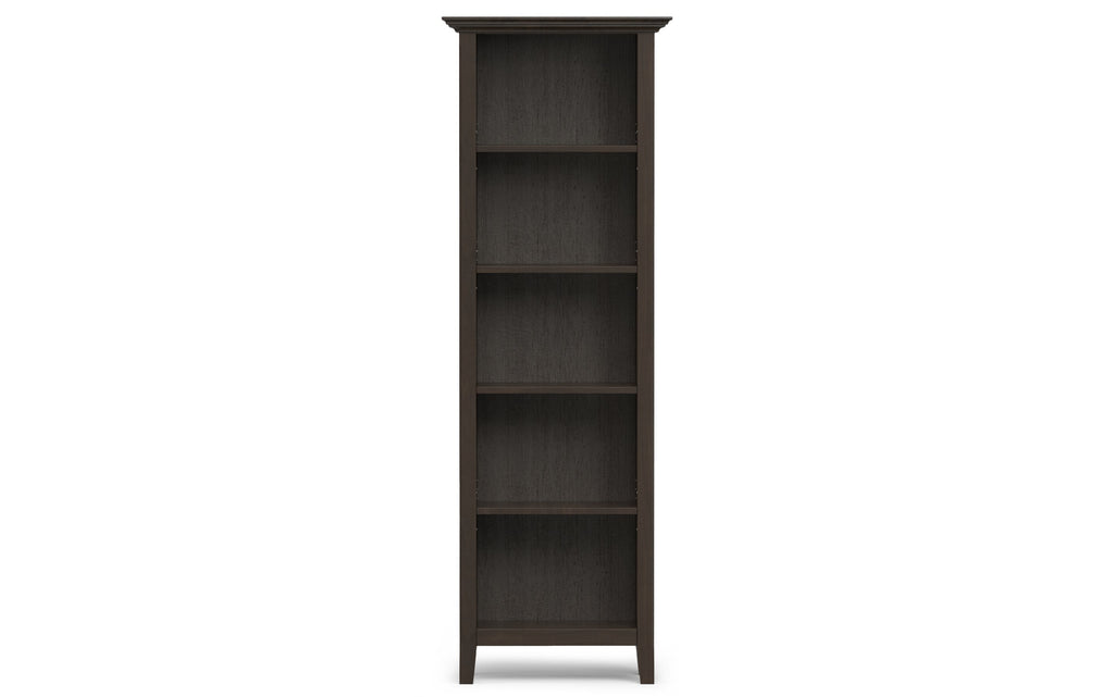 Amherst 72 inch Low TV Stand with 24 inch 5 Shelf Bookcases (Set of 3)