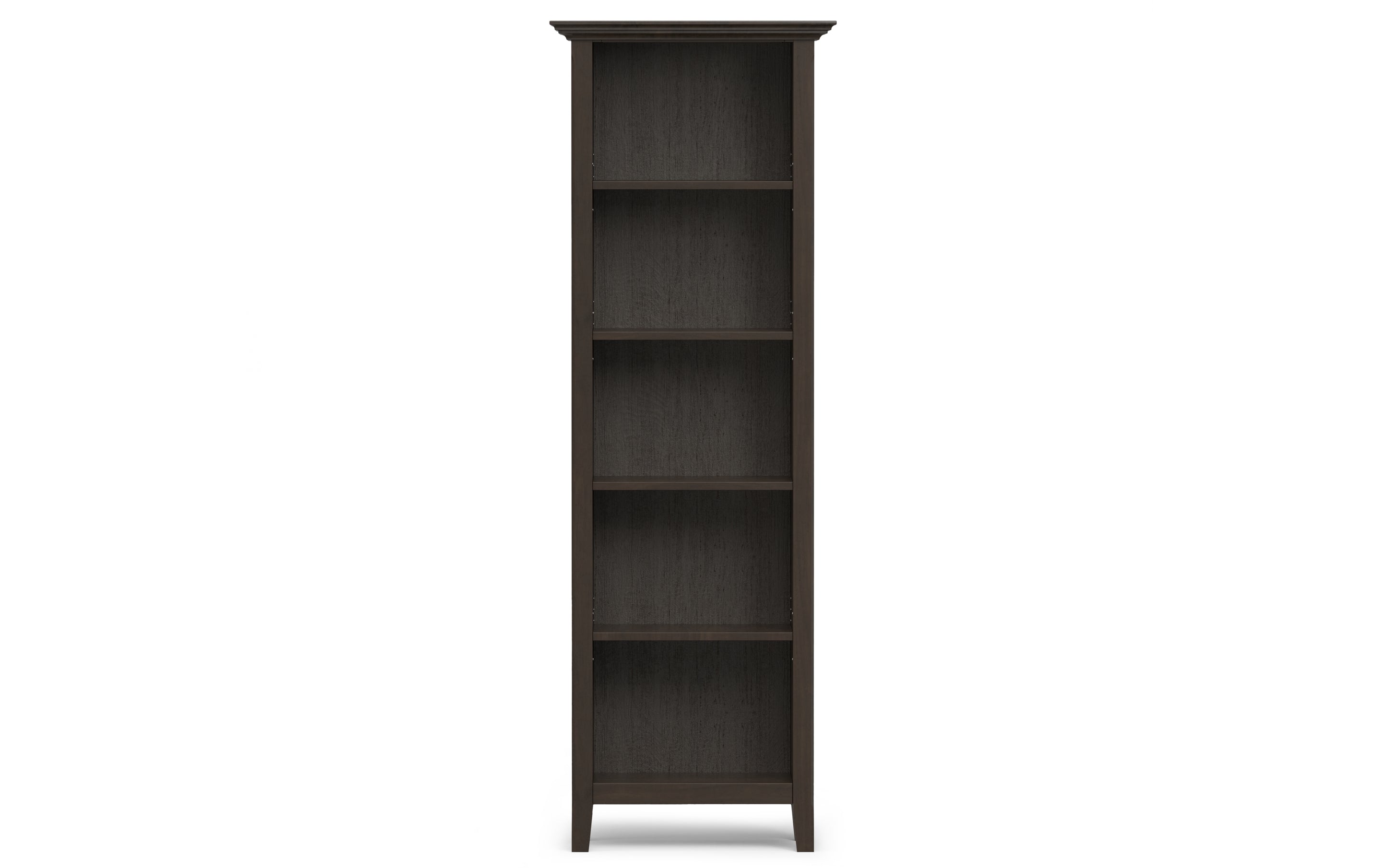 Amherst 72 inch Low TV Stand with 24 inch 5 Shelf Bookcases (Set of 3)