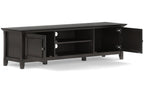Amherst 72 inch Low TV Stand with 24 inch 5 Shelf Bookcases (Set of 3)