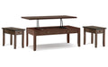 Artisan 46 inch Coffee Table with 14 inch End Tables (Set of 3)