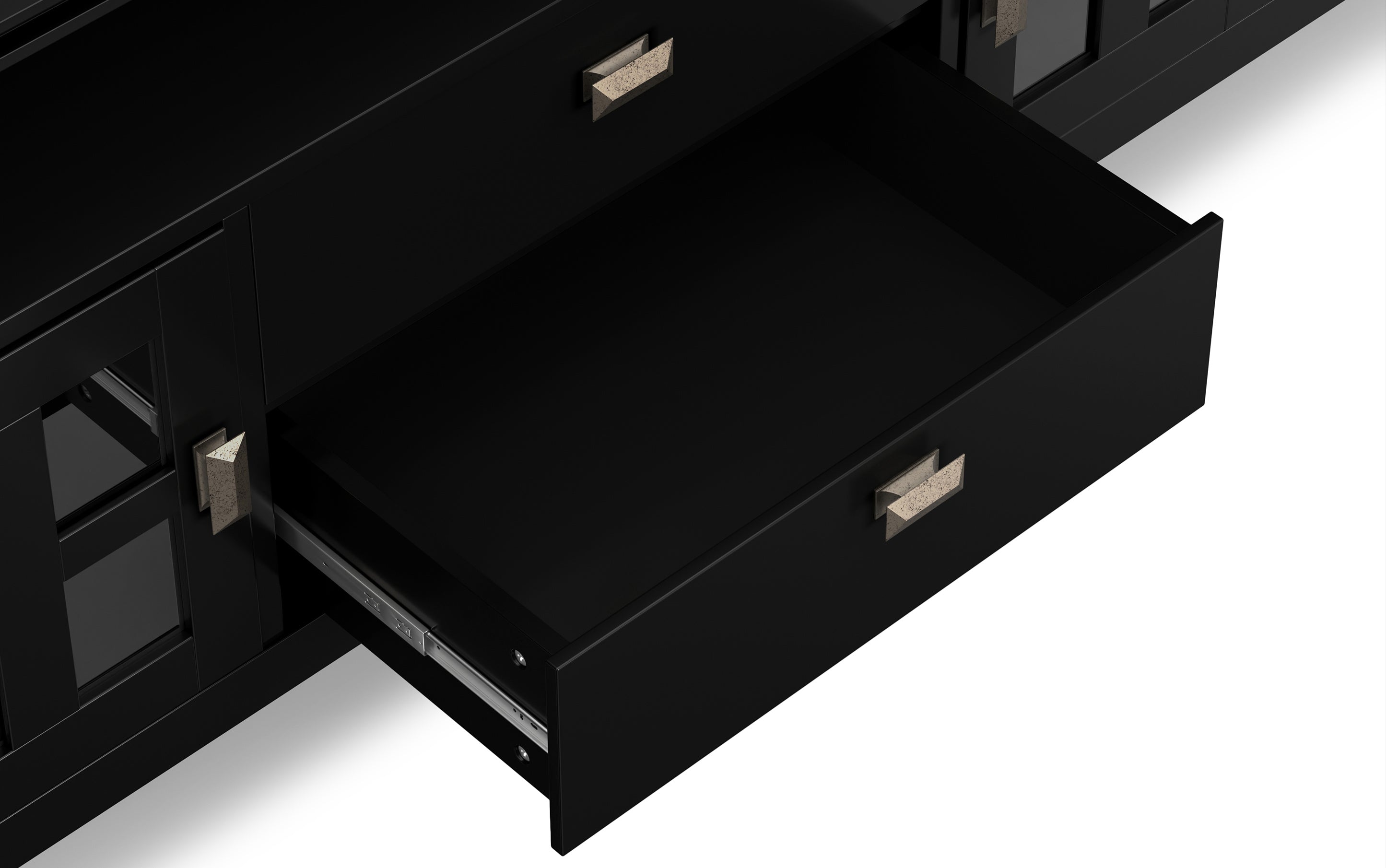 Artisan 72 inch TV Stand with 26 inch 5 Shelf Bookcases (Set of 3)