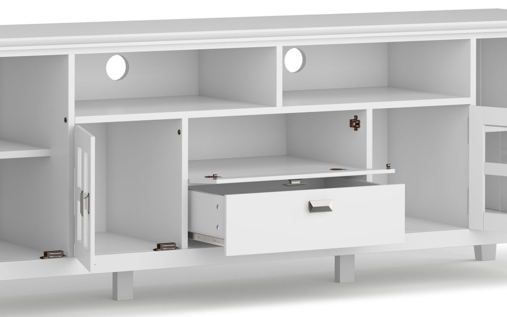 Artisan 72 inch TV Stand with 26 inch 5 Shelf Bookcases (Set of 3)