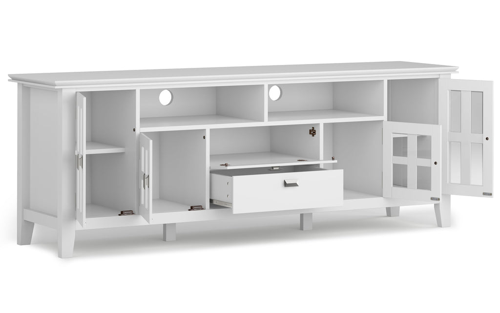 Artisan 72 inch TV Stand with 26 inch 5 Shelf Bookcases (Set of 3)