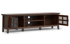 Artisan 72 inch Low TV Stand with 26 inch 5 Shelf Bookcases (Set of 3)