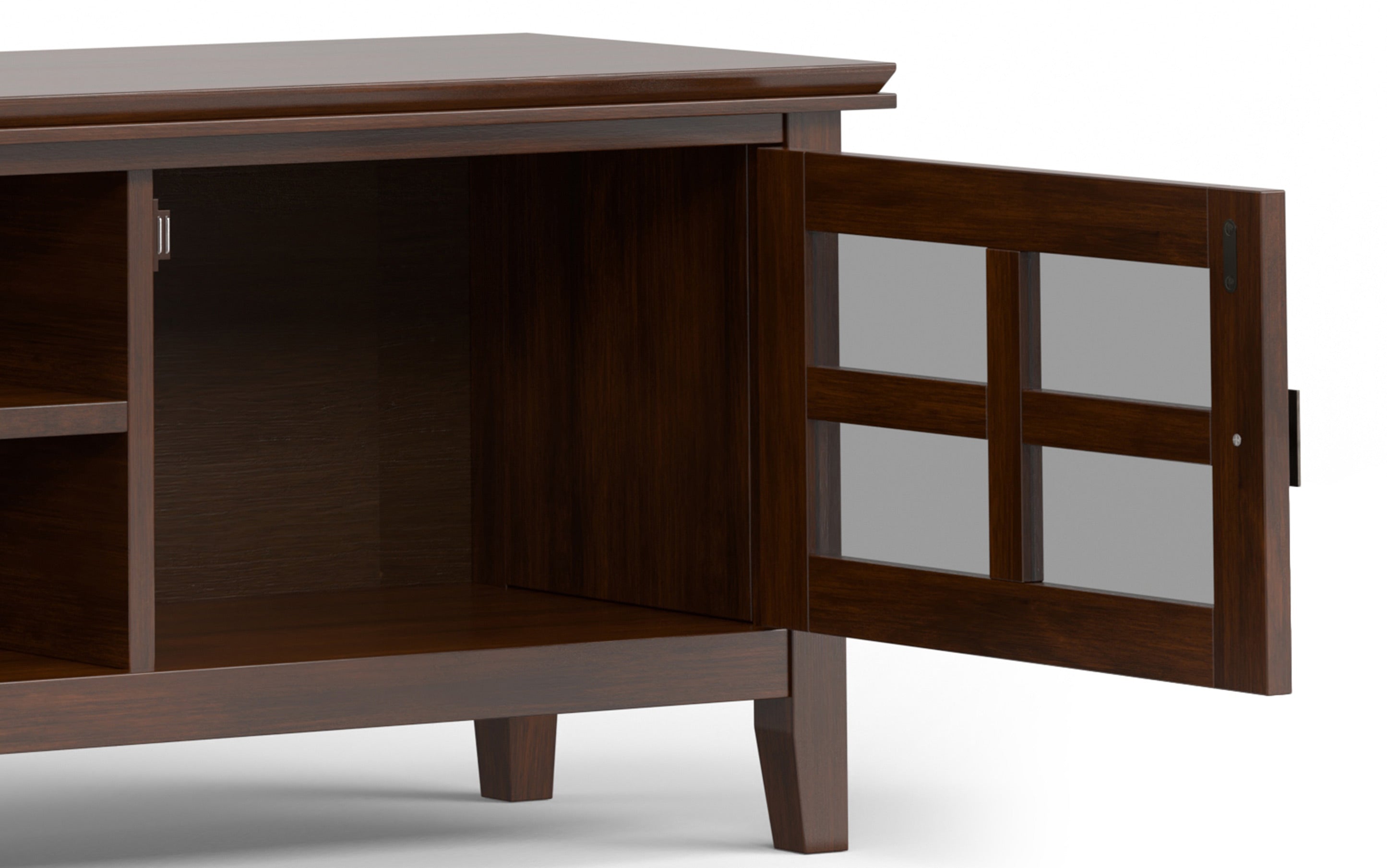 Artisan 72 inch Low TV Stand with 26 inch 5 Shelf Bookcases (Set of 3)