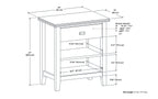 Artisan 24 inch Night Stand (Set of 2)