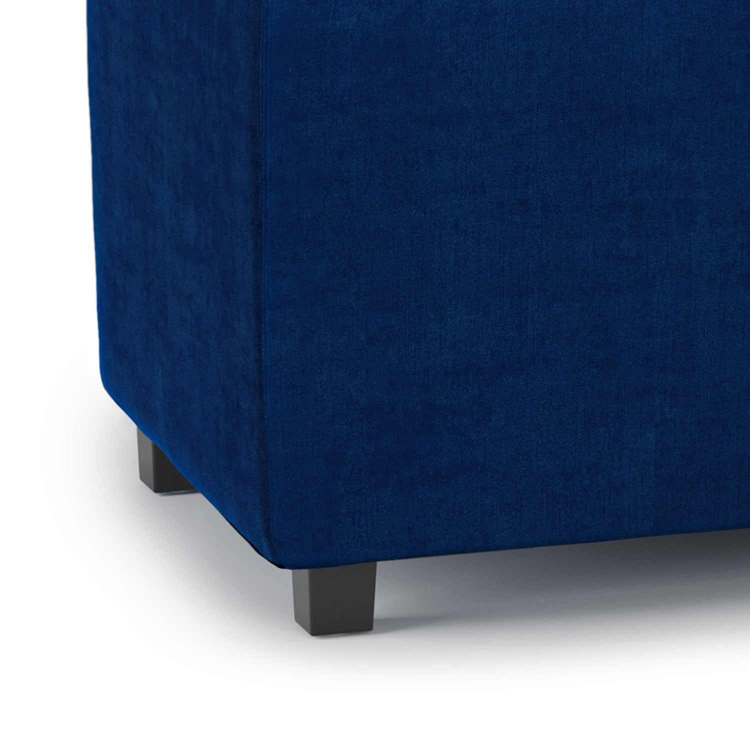 Avalon 3 Trays Ottoman in Velvet Fabric