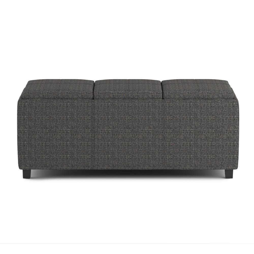 Avalon 3 Trays Ottoman in Tweed