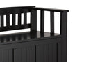Acadian Entryway Storage Bench