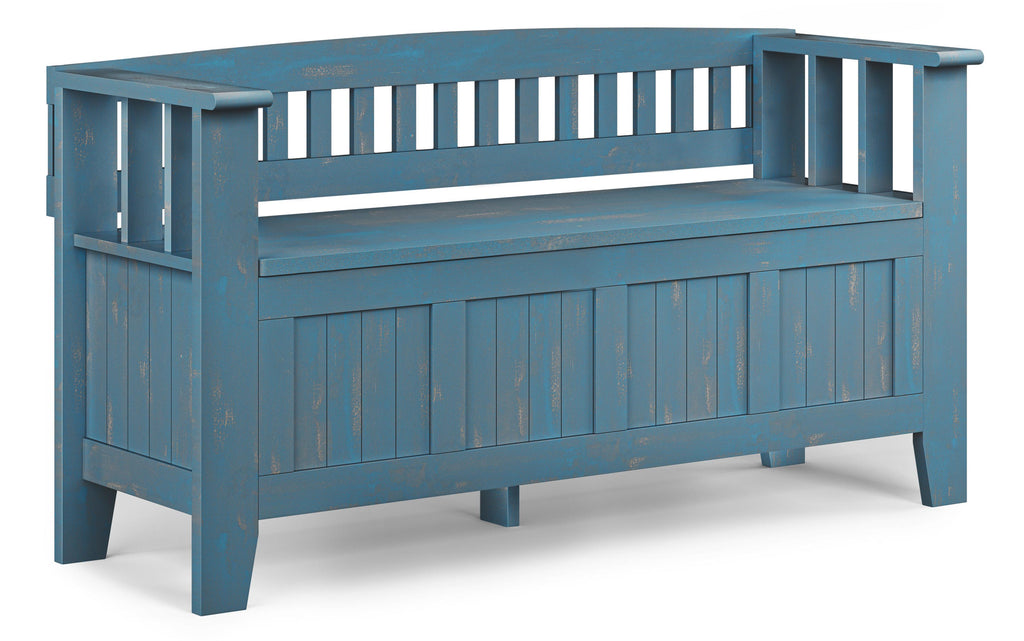 Acadian Entryway Storage Bench