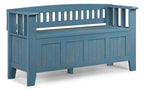Acadian Entryway Storage Bench