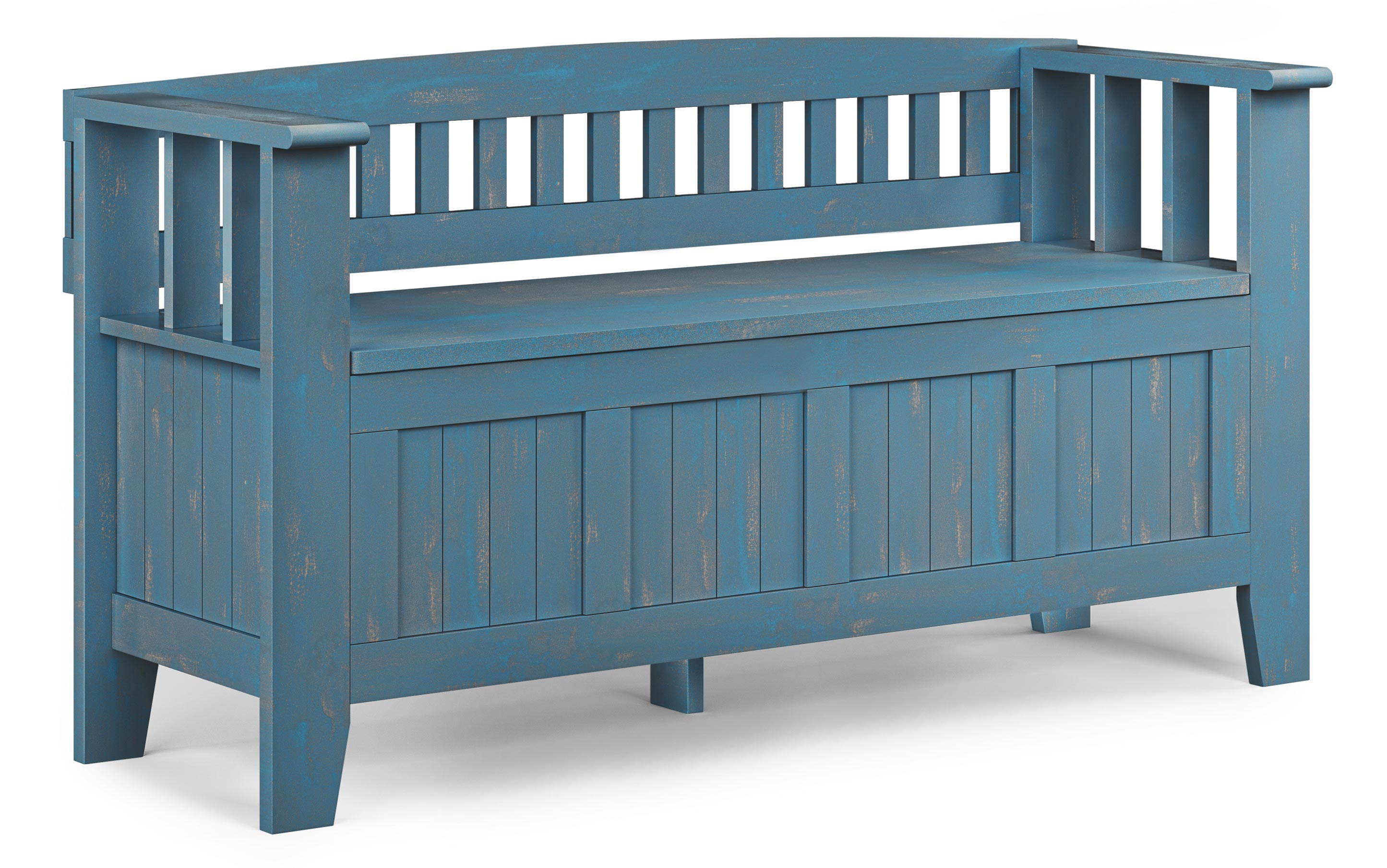 Acadian Entryway Storage Bench