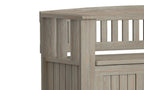 Acadian Entryway Storage Bench