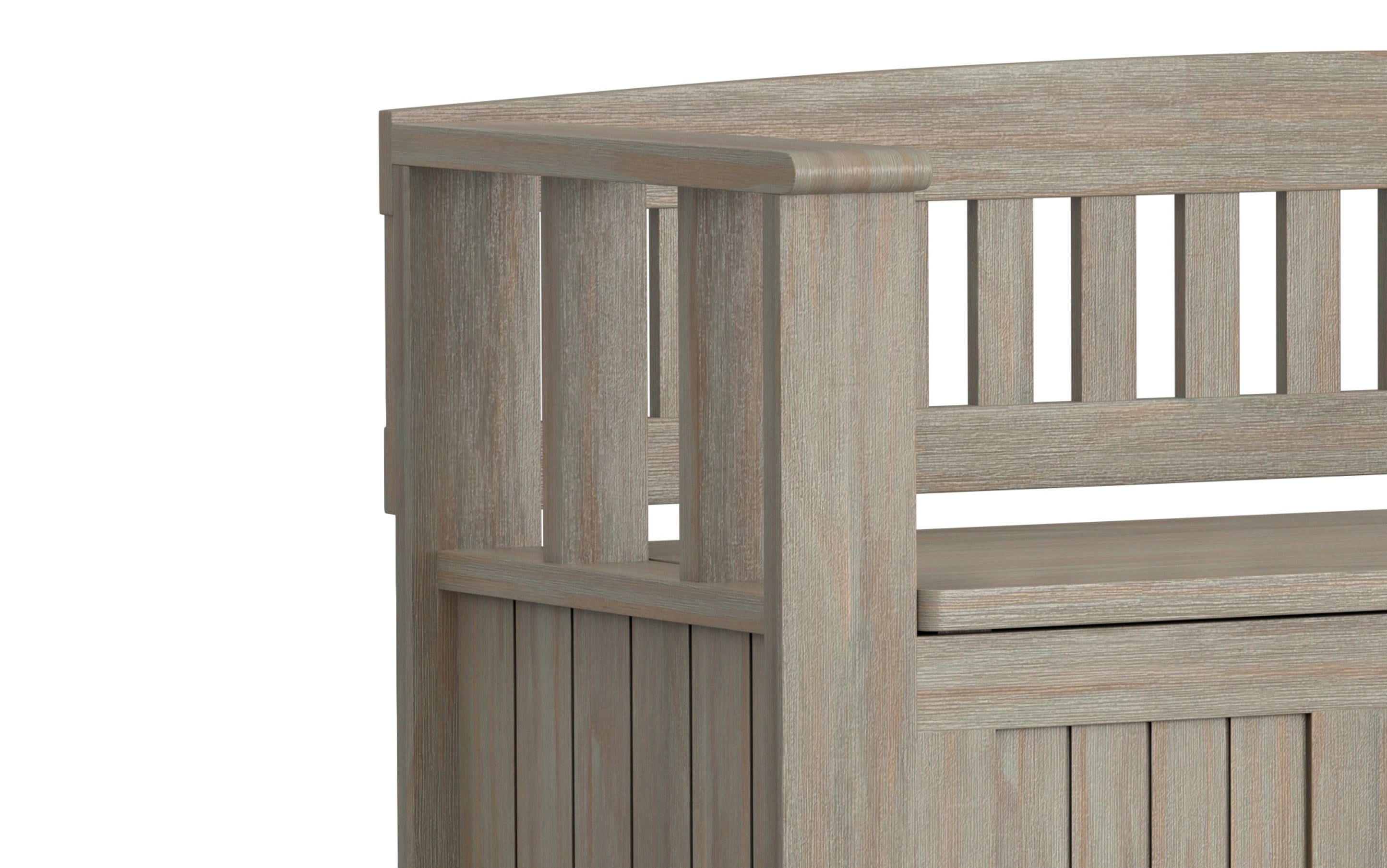 Acadian Entryway Storage Bench