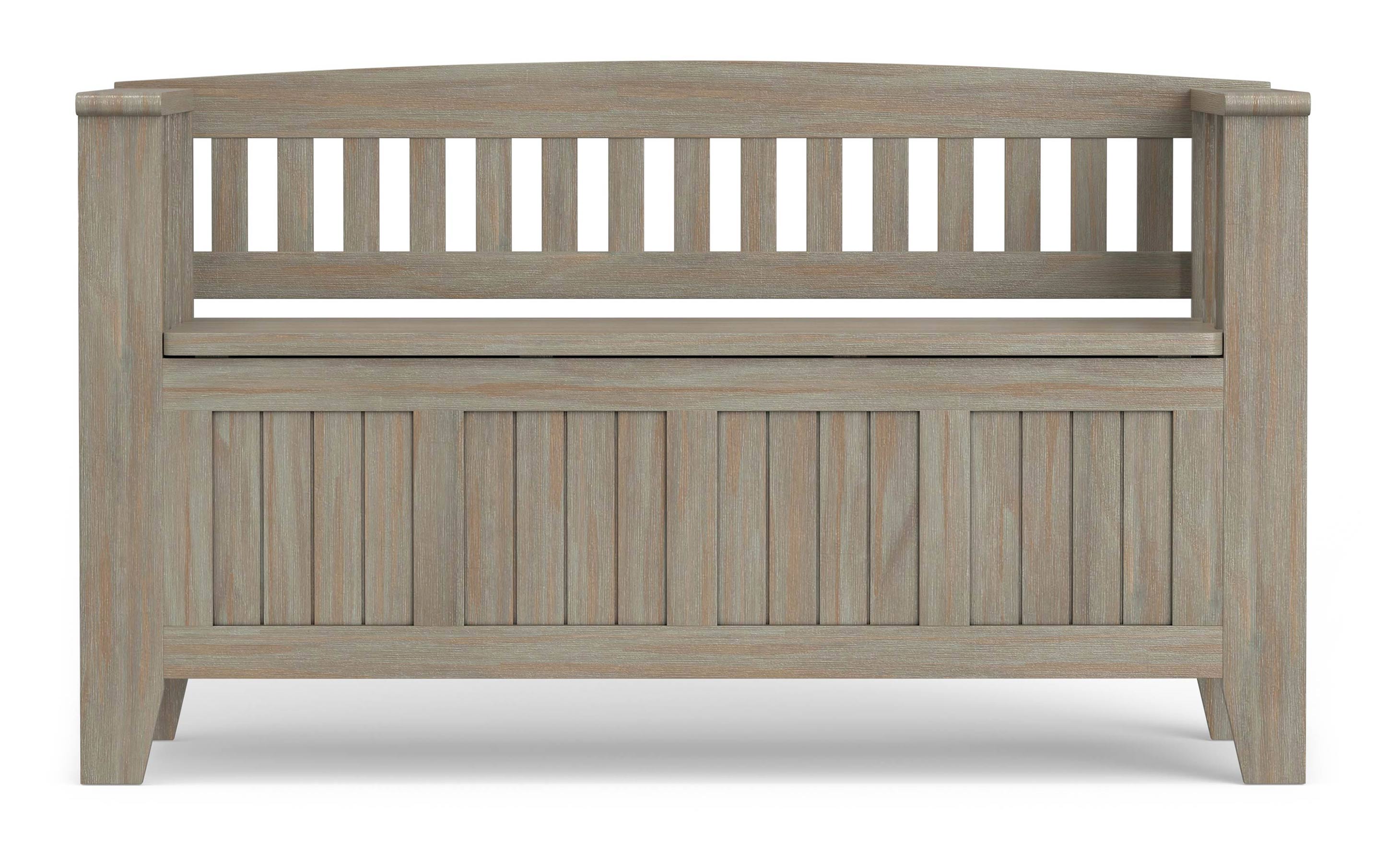 Acadian Entryway Storage Bench