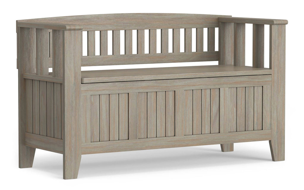 Acadian Entryway Storage Bench