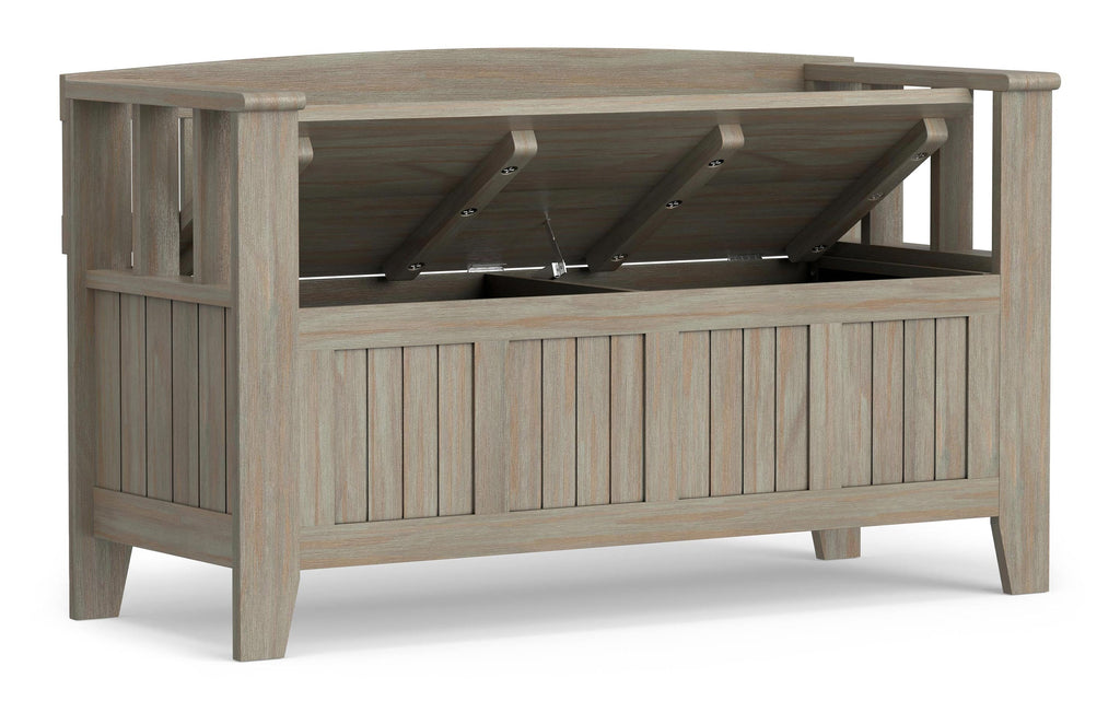 Acadian Entryway Storage Bench