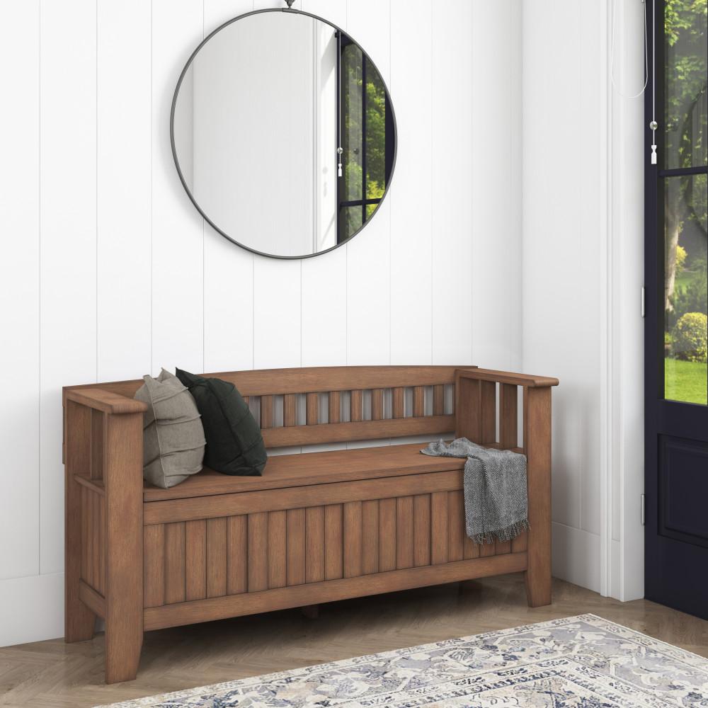 Acadian Entryway Storage Bench