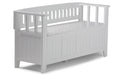 Acadian Entryway Storage Bench