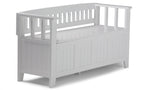 Acadian Entryway Storage Bench