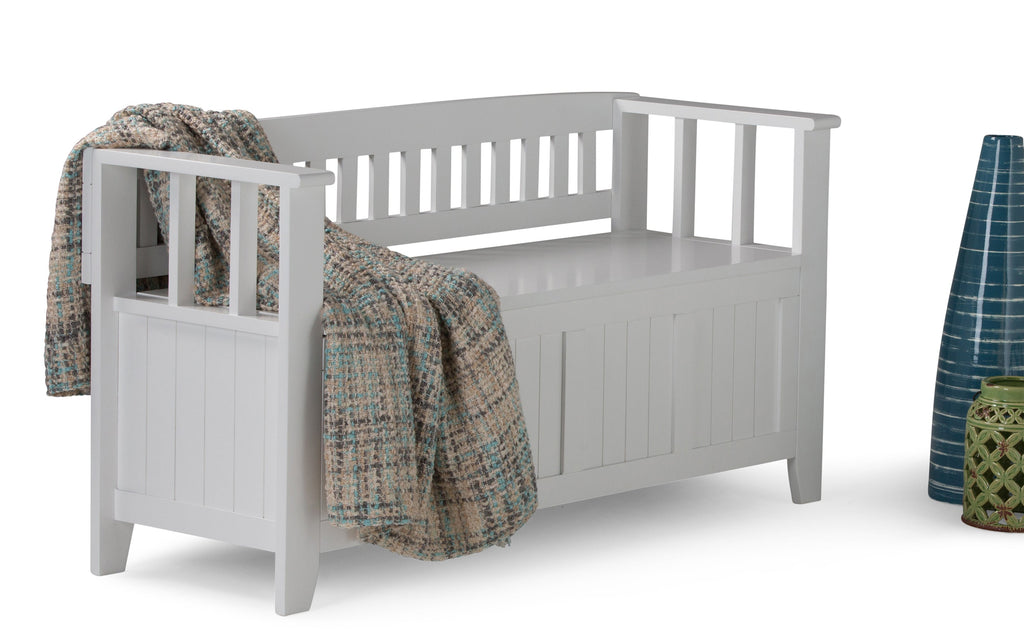 Acadian Entryway Storage Bench