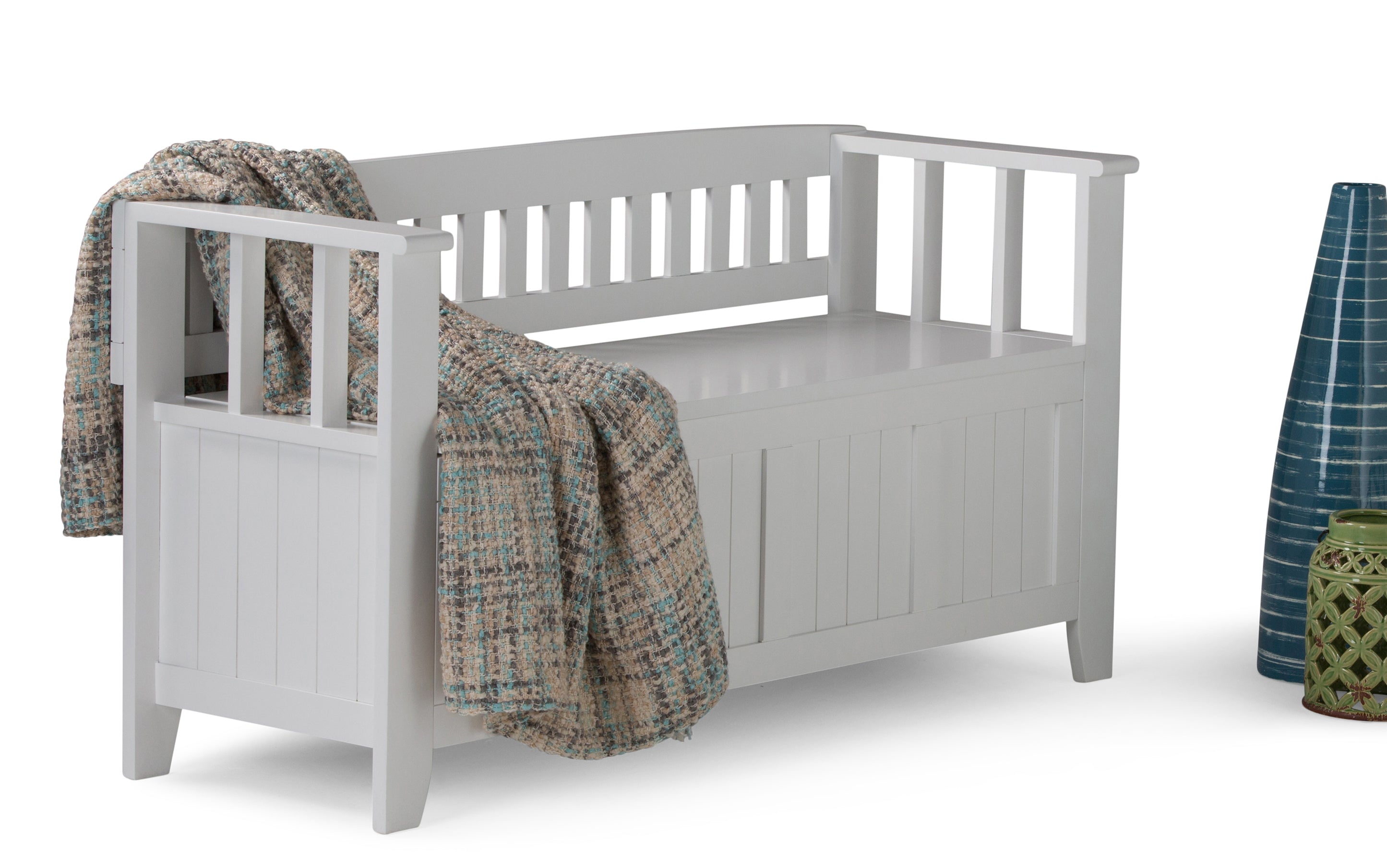 Acadian Entryway Storage Bench