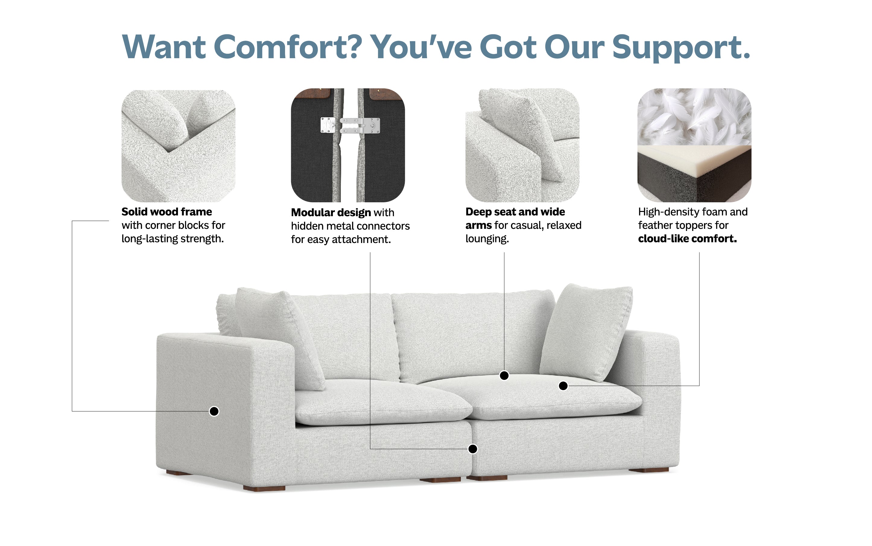 Jasmine 2 Seater Sofa