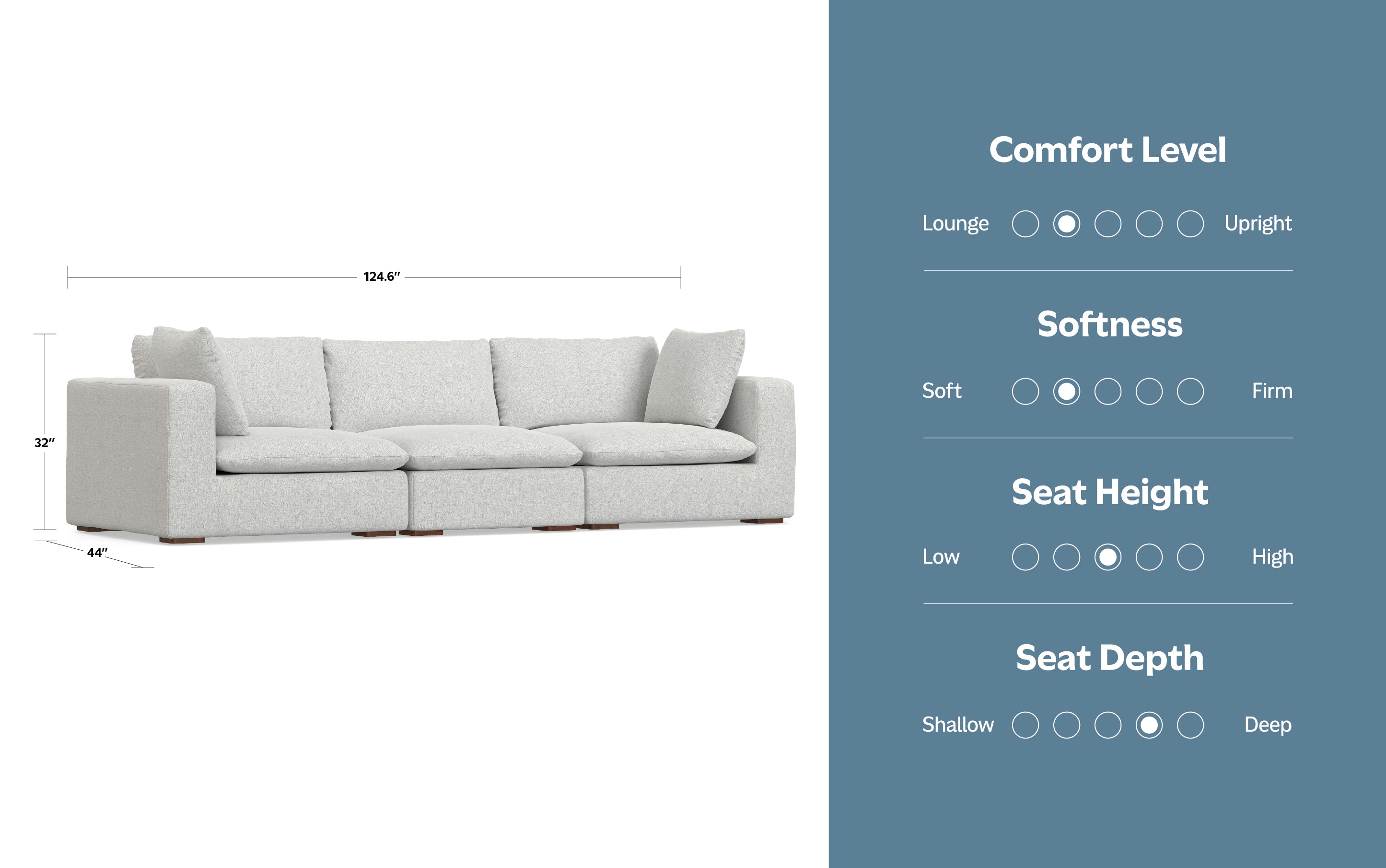 Jasmine 3 Seater Sofa