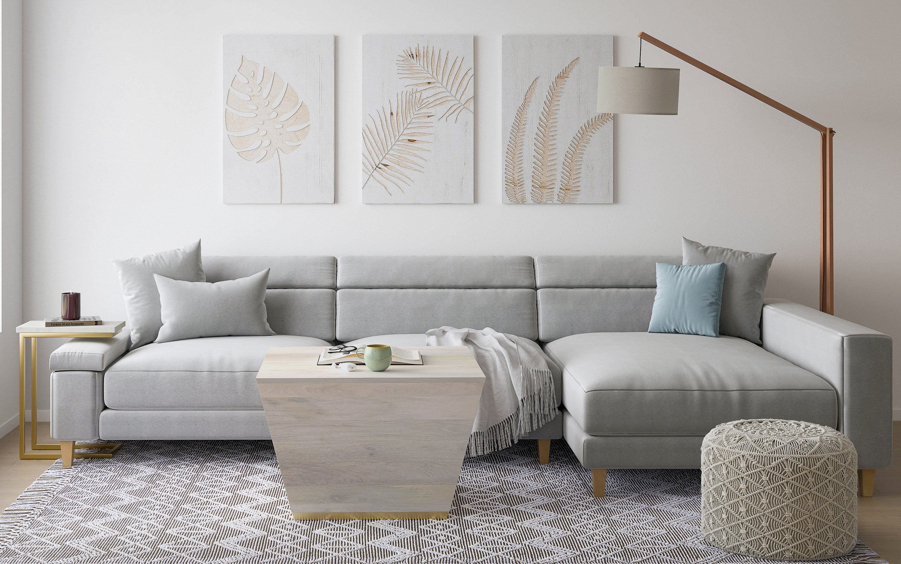 Abba Square Coffee Table in Mango