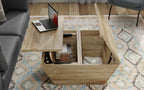 Abba 36 inch Square Lift Top Coffee Table